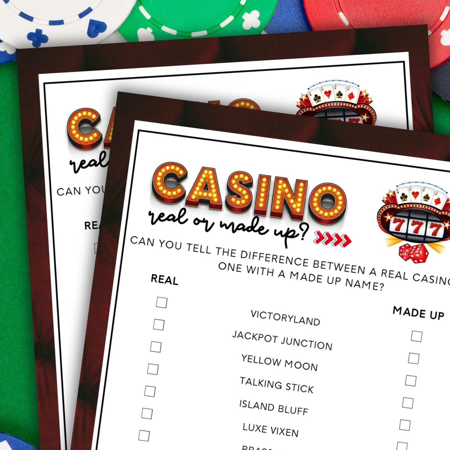 Casino Party Drinking Game - Real or Made Up?