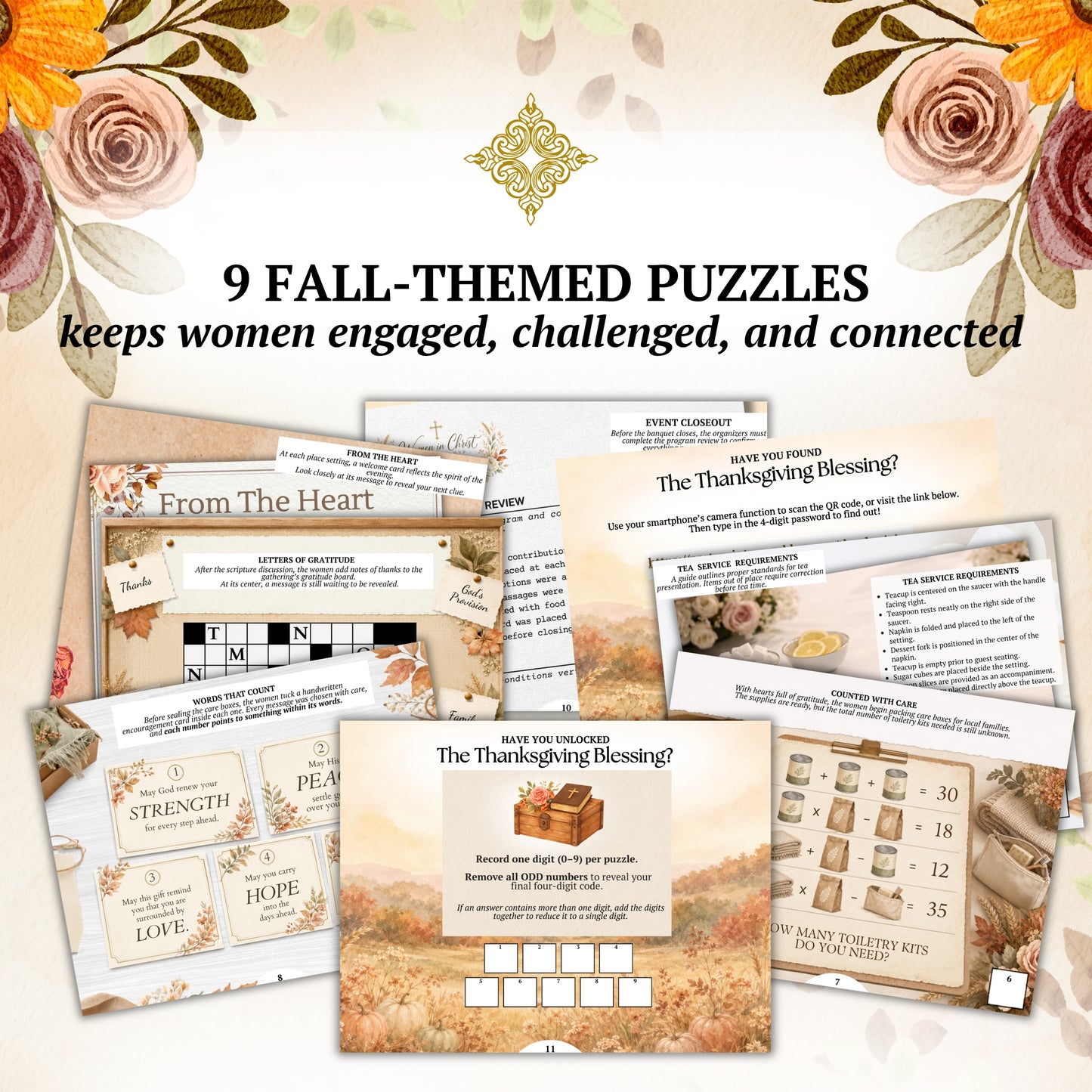 Women's Ministry Thanksgiving Escape Game