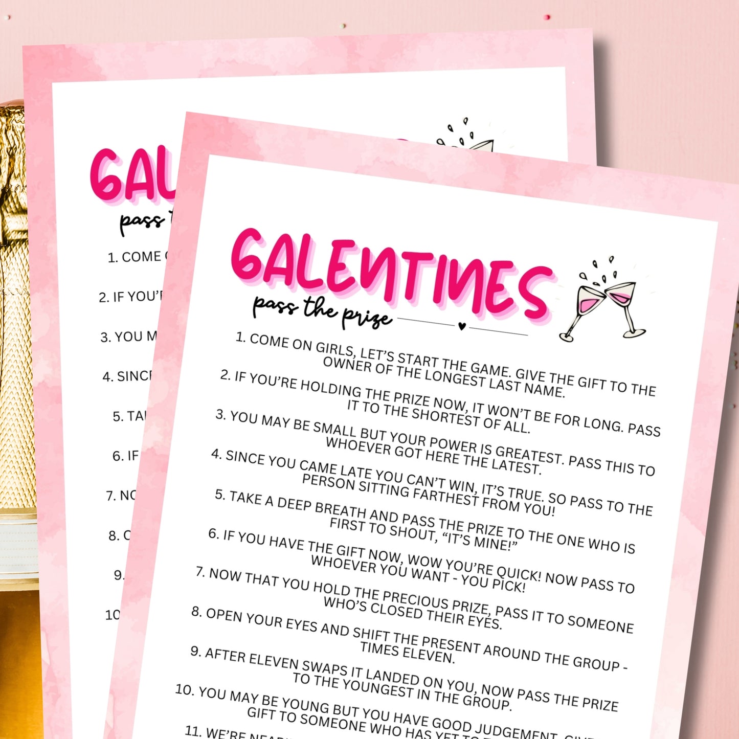 Galentines Pass The Prize