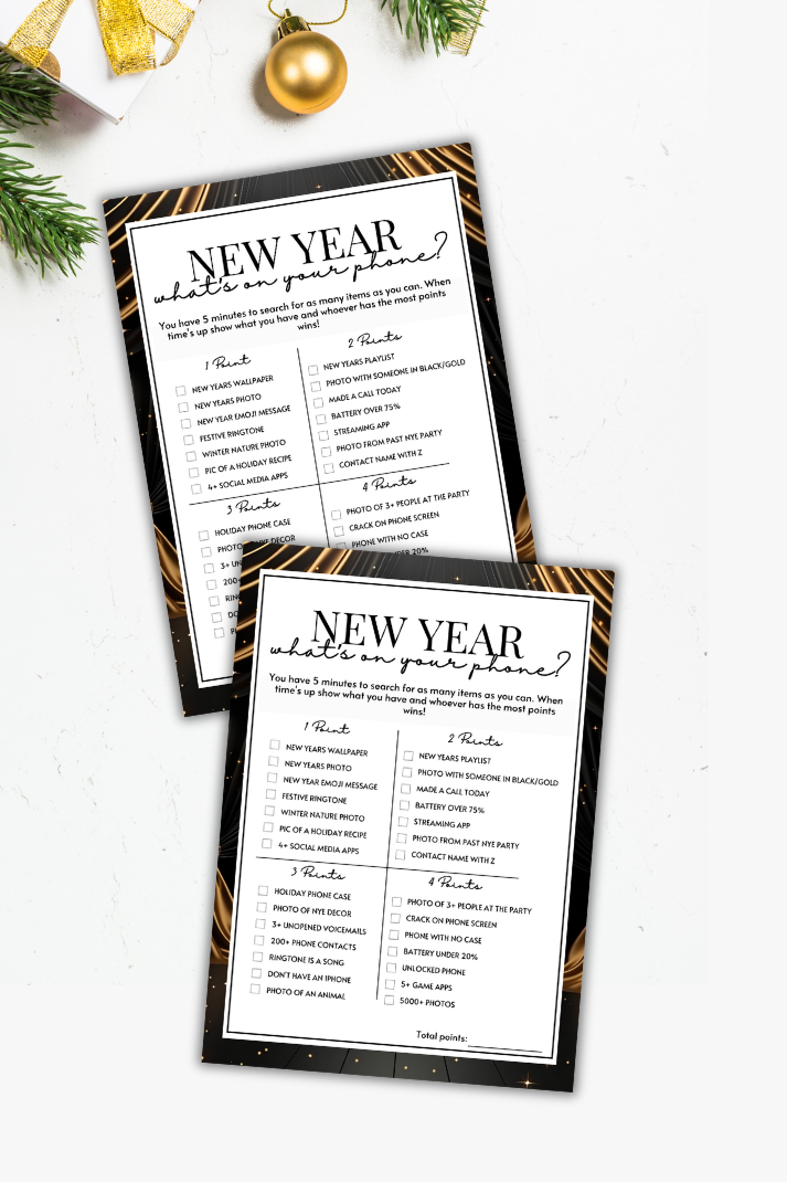 New Year's What's On Your Phone?