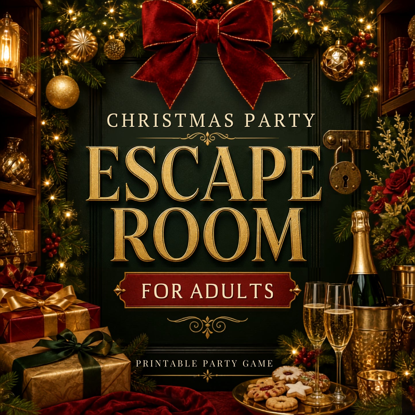 Christmas Party Escape Room Game For Adults