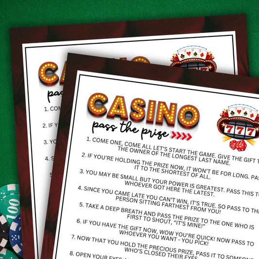 Casino Pass the Prize