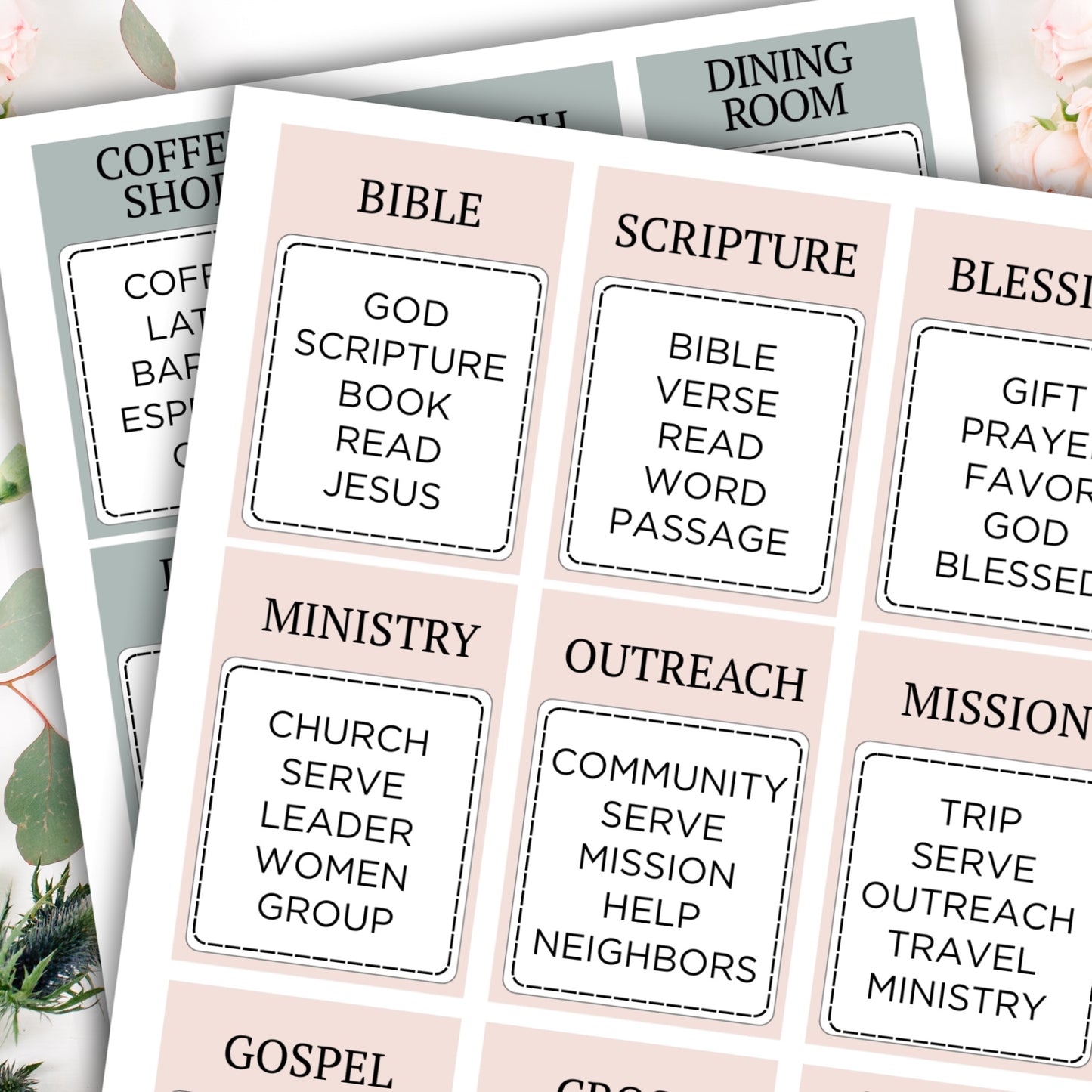 Women's Ministry Gatherings Forbidden Words (72 Cards)