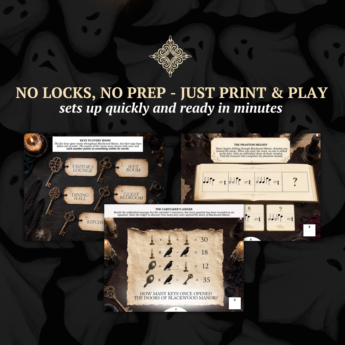 Haunted Mansion Escape Game for Adults