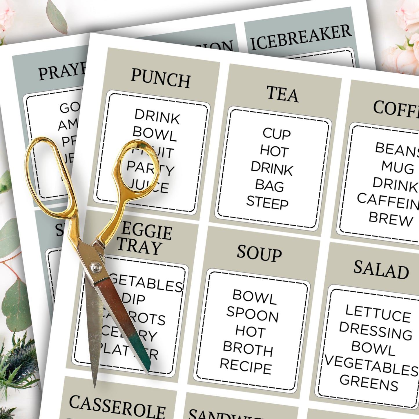 Women's Ministry Gatherings Forbidden Words (72 Cards)