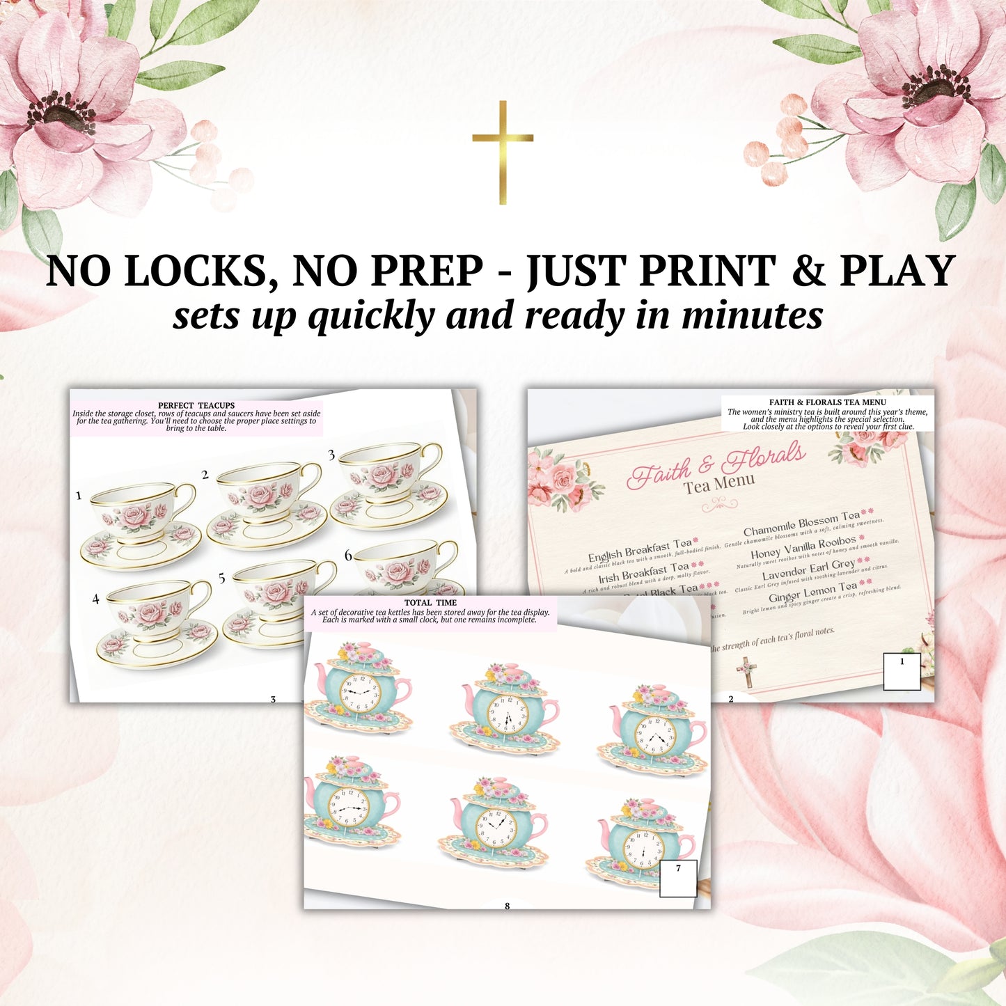 Women's Ministry Tea Party Escape Game