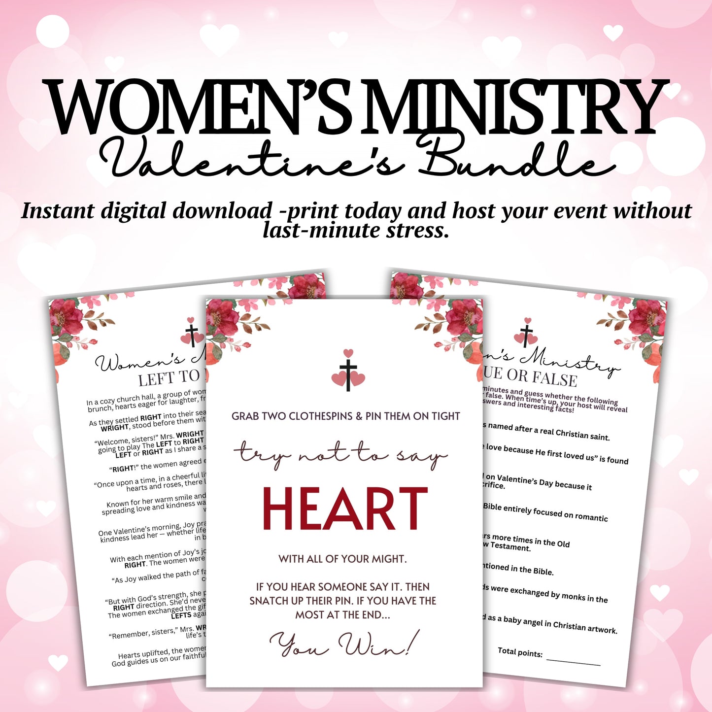Women's Ministry Valentine's Games Bundle