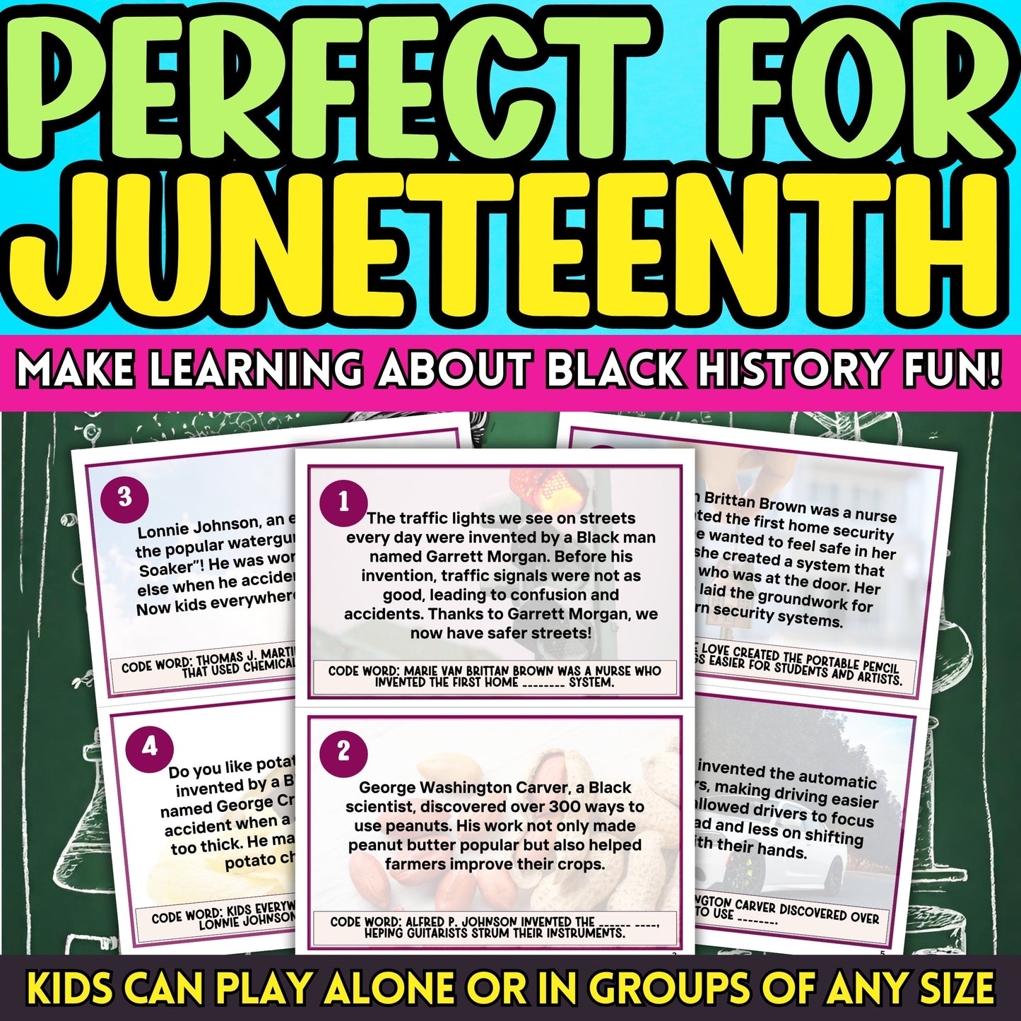Black Inventors Scavenger Hunt For Kids