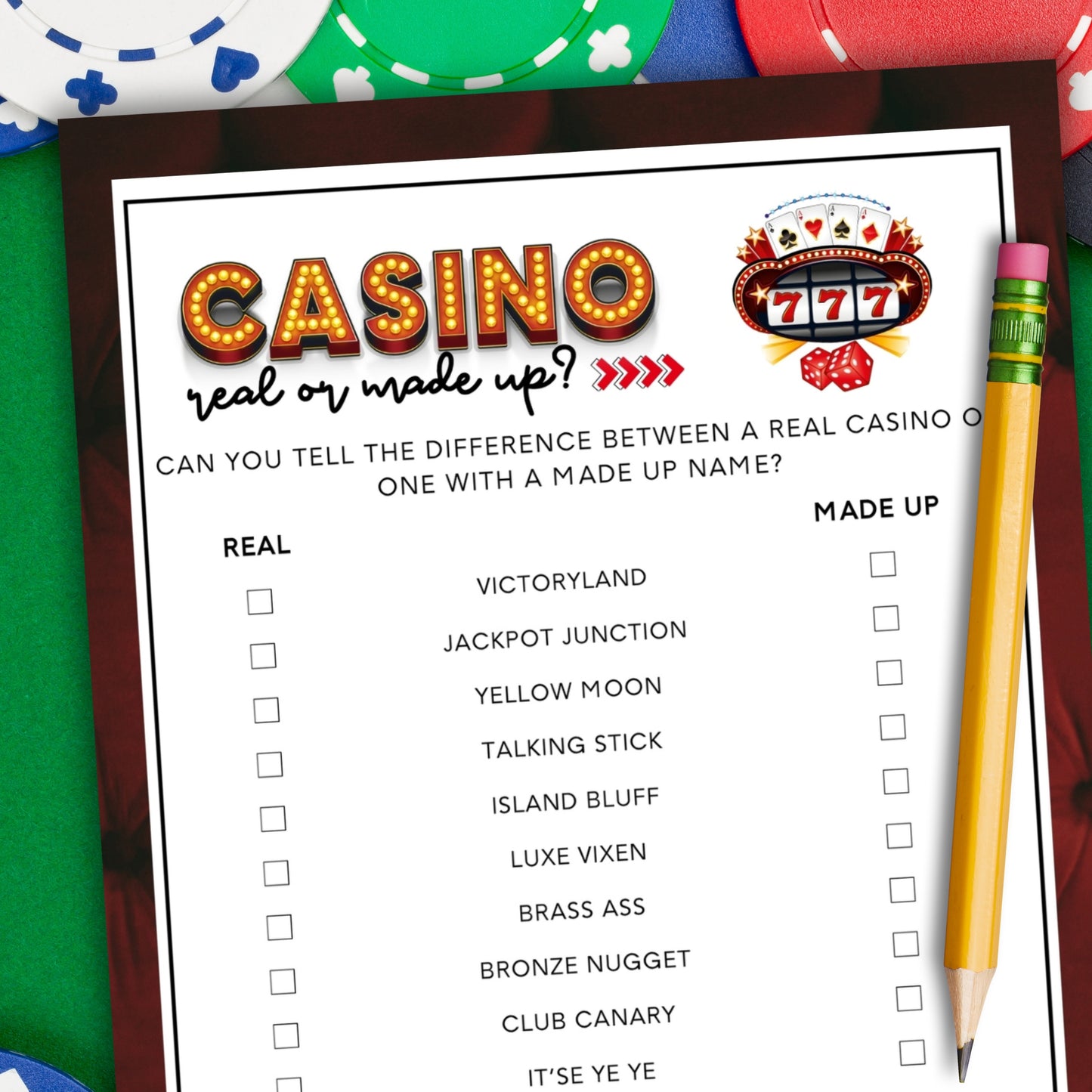 Casino Party Drinking Game - Real or Made Up?
