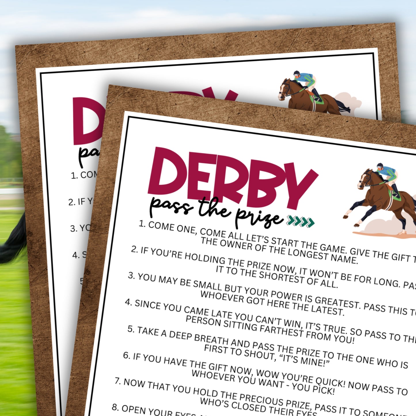 KY Derby Pass the Prize
