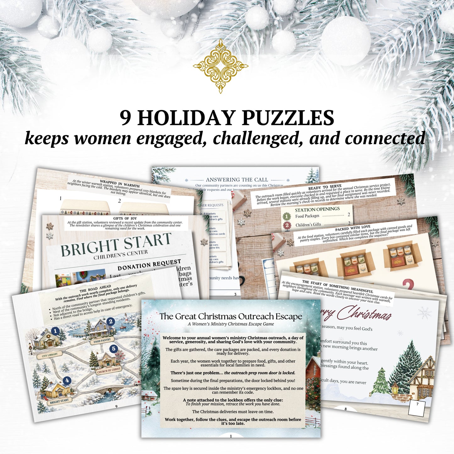 Womens Ministry Christmas Escape Game