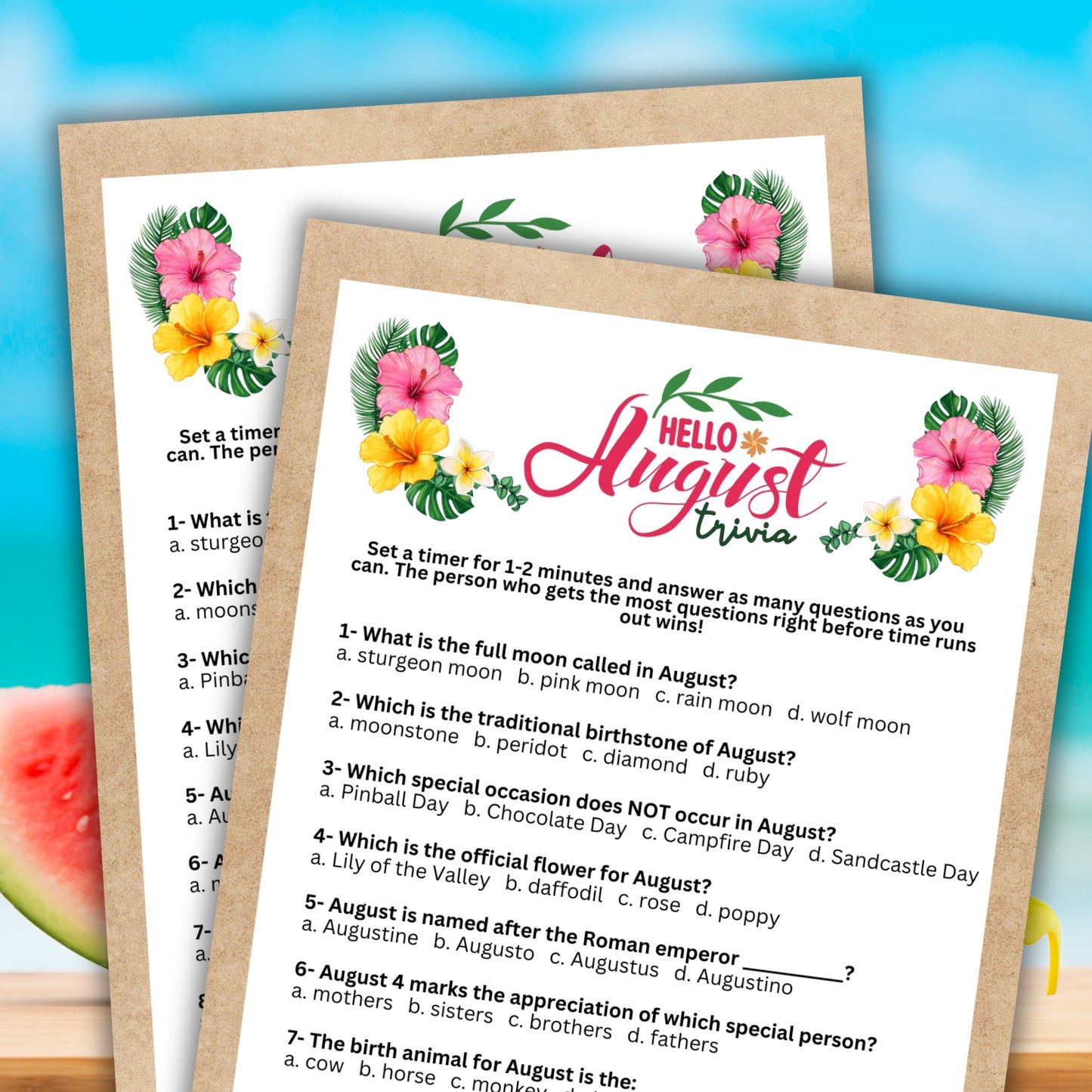 Summer Trivia Bundle